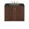 James Martin Vanities Amberly 30" Single Vanity, Mid-Century Walnut, w/ 3 CM Phantome Eclos Top 670-V30-WLT-3PHT - alternate 6