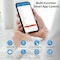 Wrightmaster 5 in 1 Corded Aluminum Smart Lock Deadbolt, Keyless Entry Door Lock with Fingerprint Digital, APP C ZR-07T-BK - alternate 6