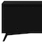Homeroots 64in Black Mahogany Solid Wood Enclosed and Open Storage TV Stand 404264 - alternate 4