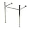 Kingston Brass Stainless Steel Console Sink Legs, Polished Nickel VPB34256 - alternate 1
