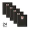 C-Line Products 8-1/2" x 11" Black Heavyweight 3-Pocket Poly Portfolios, 24EA/BX, 6BX/CT 33941-BX - alternate 4