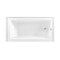 Kingston Brass 60-Inch Acrylic Rectangular 3-Wall Alcove Tub Combo w/ Waste and Overflow Drain, Right Hand Drain CVTDE603122R8 - alternate 3