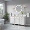 James Martin Vanities Brittany 60" Single Vanity in Bright White, w/ 3 CM Siberian Silestone Top 655-V60S-BW-3SFR - alternate 2