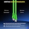 Maximm Cat6 Ethernet Cable 4ft 10Gbps 550MHz UTP, 6PK, Green, 6PK CAT6CCA-4GN-6PK - alternate 5