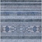 Homeroots 8' X 10' Navy Blue And Denim Blue Southwestern Washable Indoor Outdoor Area Rug 582833 - alternate 6