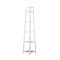 Homeroots 67" White Wood Five Tier Corner Bookcase 569061 - alternate 3
