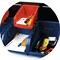 Performance Tool 10 Bin Storage Rack, Wall Mount, Red Blue Bins W5190 - alternate 3