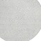 Homeroots 8' Silver And Gray Round Abstract Washable Indoor Outdoor Area Rug 599012 - alternate 5