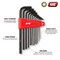 Performance Tool 12-Pc Sae Long Hex Key Set, W1393 W1393 - alternate 2