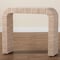 Bali & Pari Yareli Bohemian Woven Natural Grasscloth Raffia Console Table 254-14037-ZORO - alternate 4