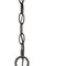 Homeroots Frosted Glass Bronze Lantern Hanging Light 397985 - alternate 2