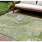 Homeroots 8' X 10' Green Blue And Gray Abstract Washable Indoor Outdoor Area Rug 597773 - alternate 1