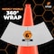 Xpose Safety Traffic Safety Cone, PVC, 18 in Height, 11 in Length, Orange 10 PK RC18-6-10-X-S - alternate 4