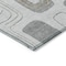 Homeroots 3' X 5' Gray Silver And Gold Geometric Washable Indoor Outdoor Area Rug 616808 - alternate 4