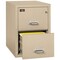 Fireking 12-15/16" W 2 Drawer Fire-Resistant Vertical File Cabinet, Parchment, Letter 2-1929-2PA - alternate 2