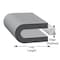 Trim Lok Inc Rubber Edge Trim, Black, 250 ft L X2008-250 - alternate 3