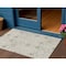 Homeroots 3' X 5' Beige Brown And Green Oriental Washable Indoor Outdoor Area Rug 598016 - alternate 1