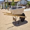 Corona Tools 6 Cu. Ft. Steel Wheelbarrow, Wood Handles, Pneumatic Tire WB13060 - alternate 2