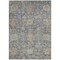 Homeroots 3' X 5' Denim Blue Brown And Beige Damask Washable Indoor Outdoor Area Rug 603845 - alternate 5