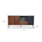 Homeroots Urban Warm 71in Brown Gray and Charcoal Buffet Server 482349 - alternate 2