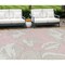 Homeroots 10' X 14' Pink Ivory And Beige Floral Washable Indoor Outdoor Area Rug 589571 - alternate 1