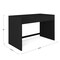 Martha Stewart Kayden Home Office Modular 2 Drawer Desk in Black w/Oil Rubbed Bronze Hardware NAN-PS-23519-BK-BK-MS - alternate 6