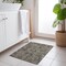 Homeroots 2' X 3' Taupe and Dark Taupe Oriental Washable Non Skid Indoor Outdoor Area Rug 563790 - alternate 4