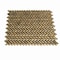 Apollo Tile Gold 11.8 in x 11.9 in Glass Glossy Floor and Wall Mosaic Tile 9.75 sqft/case, 10PK APLAHB8806A - alternate 4