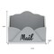 Homeroots 10" Gray Envelope Shaped Mail Desk Organizer 661190 - alternate 2