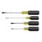 Klein Tools Screwdriver Set, Slotted and Phillips, 4-Piece 85105 - alternate 1