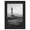 Homeroots Perseverance Grayscale 1 Black Framed Print Wall Art 407818 - alternate 1