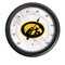 Holland Bar Stool Co University of Iowa Indoor/Outdoor LED Thermometer ODThrm14BK-08IowaUn - alternate 1