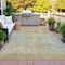 Homeroots 3' X 5' Beige And Ivory Abstract Washable Indoor Outdoor Area Rug 631053 - alternate 3