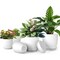 Ipower Plastic Planter 5 kit , White LGPOTSPP5WHT - alternate 1