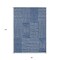 Homeroots 8' X 10' Navy Blue And Ivory Geometric Washable Indoor Outdoor Area Rug 596953 - alternate 6