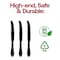 Smarty Had A Party Black Baroque Disposable Plastic Dinner Knives, 480PK 8320-B-CASE - alternate 3
