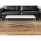 Homeroots 48" White And Gold Steel Coffee Table 521624 - alternate 1