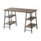 Homeroots 47" Taupe and Black Wood and Metal Sled Computer Desk 489976 - alternate 3