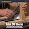 Powertec 7 in. Rafter Square, Aluminum Carpenter Square for Woodworking, Framing, Roofing, Stair Layout 72322 - alternate 6