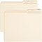 Smead Reinforced Gd Ht File Folders, 2/5-Cut Tab, Right, Lttr, Manila, 100PK 10388 - alternate 1