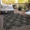 Homeroots 5' X 8' Black Gray And Brown Medallion Washable Indoor Outdoor Area Rug 587693 - alternate 6