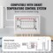 Vevor 8-Branch Radiant Heat Manifold 1/2 in PEX Tubing Floor Heating Manifold Set 7012-25-08-00-NPT - alternate 2