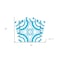 Homeroots 4" X 4" Aqua Gerber Removable Peel And Stick Tiles 400385 - alternate 4