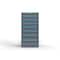 Strong Hold 8 drawer cabinet - (4x 5ft, 2x 6ft, 2x 7ft) - Blue accents - Keyed Alike S3060-PPAAS-0802FS - alternate 1