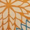 Homeroots 5' Green Orange and Red Indoor Outdoor Area Rug 521645 - alternate 5