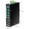 Trendnet 6-PORT HARDENED INDUSTRIAL GIGABIT POE+ LAYER 2 MANAGED DIN-RAIL SWITCH TI-PG541I - alternate 7
