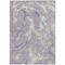 Homeroots 8' X 10' Lavender And Ivory Abstract Washable Indoor Outdoor Area Rug 600105 - alternate 6