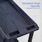 Luxor Tub Shelf Cart, High Density Polyethylene (Shelf)/Polyvinyl Chloride (Leg), 500 lb Load Capacity EC111HD-B - alternate 6