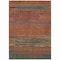Homeroots 9' X 12' Terra Cotta Abstract Washable Indoor Outdoor Area Rug 608763 - alternate 3