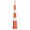 Jrex Safety 42 in Orange Channelizer Cone with (4) 6 in Hi-Intensity Prismatic Sheeting CHO42-JR-6-HI - alternate 1